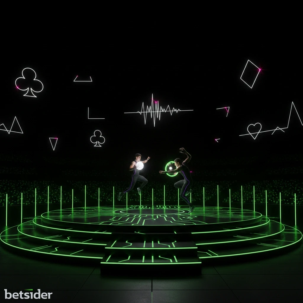 Betsider casino live dealer hosting a blackjack table in a streaming studio
