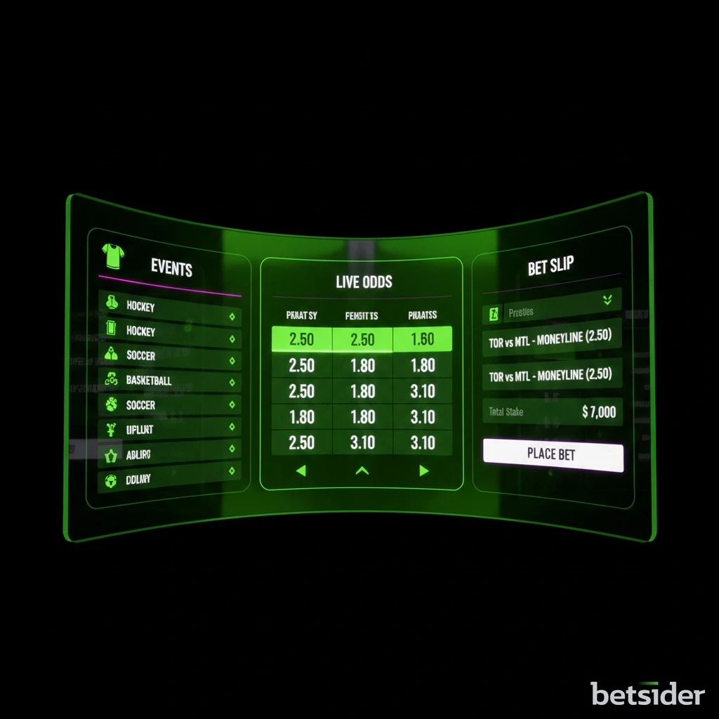 Live Sports Betting Slip