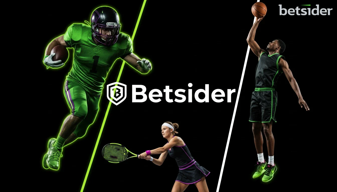 Betsider sports bonus hero graphic with football, basketball and betting icons
